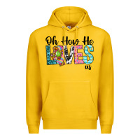 Lemon Oh how he loves us Premium Hoodie - Neo Western