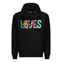 Black Oh how he loves us Premium Hoodie - Neo Western
