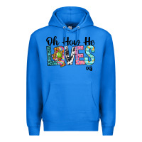True Royal Oh how he loves us Premium Hoodie - Neo Western