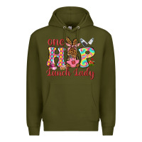 One Hip Lunch Lady Premium Hoodie | Teevron