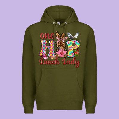 One Hip Lunch Lady Premium Hoodie Designed By Neo Western