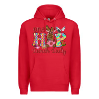 Red One hip lunch lady Premium Hoodie - Neo Western