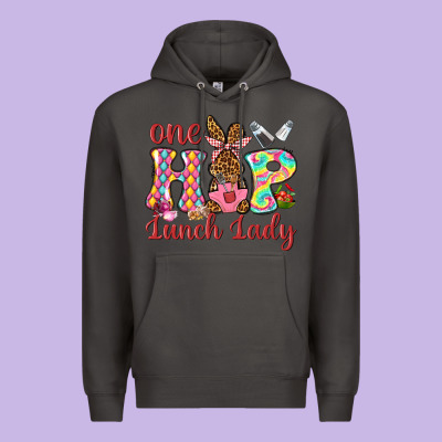 One Hip Lunch Lady Premium Hoodie Designed By Neo Western