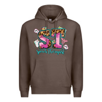 Coffee speech therapist Premium Hoodie - AdoDesignShop