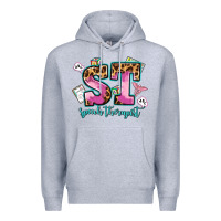 Heather Grey speech therapist Premium Hoodie - AdoDesignShop