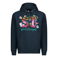 Navy speech therapist Premium Hoodie - AdoDesignShop
