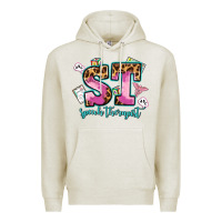 Oatmeal Heather speech therapist Premium Hoodie - AdoDesignShop