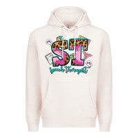 Pale Pink speech therapist Premium Hoodie - AdoDesignShop