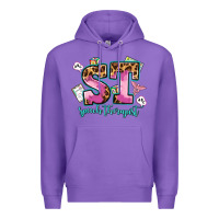 Purple speech therapist Premium Hoodie - AdoDesignShop
