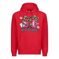 Red speech therapist Premium Hoodie - AdoDesignShop