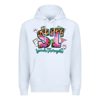 White speech therapist Premium Hoodie - AdoDesignShop