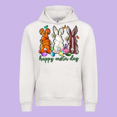 Happy Easter Day With Sports Urban Hoodie Designed By Neo Western