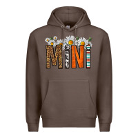 Coffee western daisies mini Premium Hoodie - HRA Design Shop