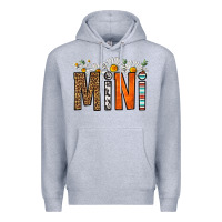Heather Grey western daisies mini Premium Hoodie - HRA Design Shop