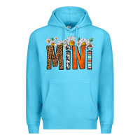 Ocean Blue western daisies mini Premium Hoodie - HRA Design Shop