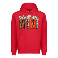 Red western daisies mini Premium Hoodie - HRA Design Shop