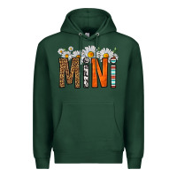 Sports Green western daisies mini Premium Hoodie - HRA Design Shop