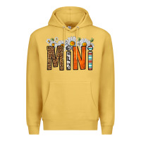 Antique Gold western daisies mini Premium Hoodie - HRA Design Shop