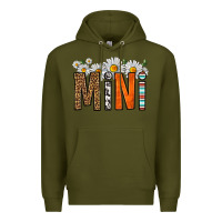 Army Green western daisies mini Premium Hoodie - HRA Design Shop