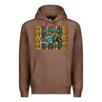 Chestnut life is better in the country skinny metal can holder Premium Hoodie - HRA Design Shop