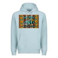 Blue Mist life is better in the country skinny metal can holder Premium Hoodie - HRA Design Shop