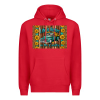 Red life is better in the country skinny metal can holder Premium Hoodie - HRA Design Shop