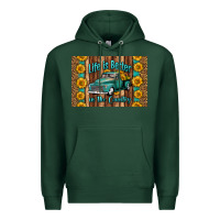 Sports Green life is better in the country skinny metal can holder Premium Hoodie - HRA Design Shop