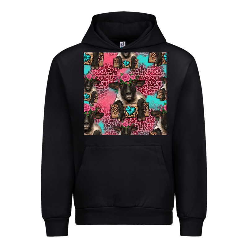 Black Sheep Seamless Pattern Urban Hoodie by HRA Design Shop | Teevron
