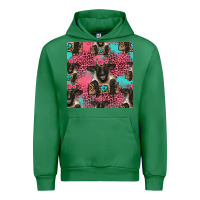 Emerald black sheep seamless pattern Urban Hoodie - HRA Design Shop