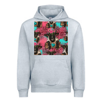 Heather Grey black sheep seamless pattern Urban Hoodie - HRA Design Shop