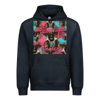 Navy black sheep seamless pattern Urban Hoodie - HRA Design Shop