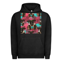Pigment Black black sheep seamless pattern Urban Hoodie - HRA Design Shop