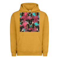 Pigment Peanut Butter black sheep seamless pattern Urban Hoodie - HRA Design Shop