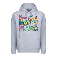 Heather Grey One Hoppy Mama Premium Hoodie - Neo Western