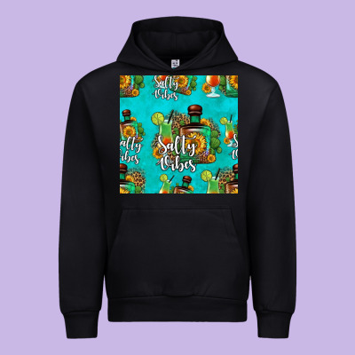 Salty Vibes Seamless Pattern Urban Hoodie Designed By Hra Design Shop