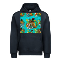 Navy salty vibes seamless pattern Urban Hoodie - HRA Design Shop