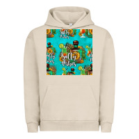 Pigment French Oak salty vibes seamless pattern Urban Hoodie - HRA Design Shop