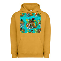 Pigment Peanut Butter salty vibes seamless pattern Urban Hoodie - HRA Design Shop