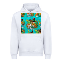 White salty vibes seamless pattern Urban Hoodie - HRA Design Shop