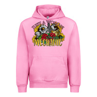 Fuchsia Pink just a woman who loves her mechanic Urban Hoodie - SublimationCraftShop