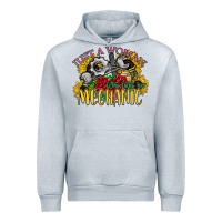 Heather Grey just a woman who loves her mechanic Urban Hoodie - SublimationCraftShop