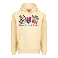 Pina Colada Peace Love Easter Premium Hoodie - Neo Western