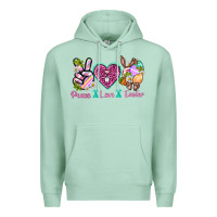 Seafoam Peace Love Easter Premium Hoodie - Neo Western