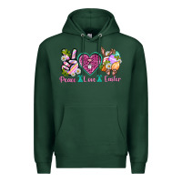 Sports Green Peace Love Easter Premium Hoodie - Neo Western