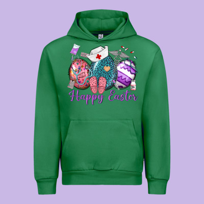 Happy Easter Eggs Nurse N Urban Hoodie Designed By Neo Western