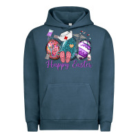 Pigment Midnight Navy happy easter eggs nurse n Urban Hoodie - Neo Western