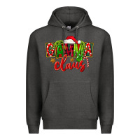 Charcoal Heather christmas gamma claus Premium Hoodie - FaDigitalArtStudio