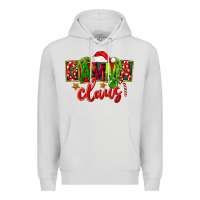 Dove Grey christmas gamma claus Premium Hoodie - FaDigitalArtStudio