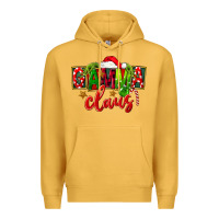 Mustard christmas gamma claus Premium Hoodie - FaDigitalArtStudio