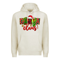 Oatmeal Heather christmas gamma claus Premium Hoodie - FaDigitalArtStudio